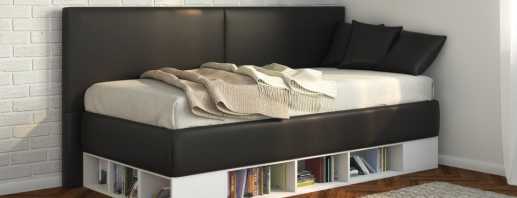 Pouf classico letto classico, forme e colori popolari