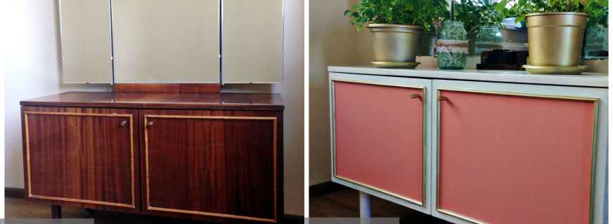Ways to paint old furniture, technology and fashion trends