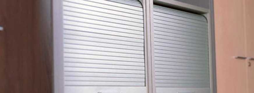 Appointment of roller shutters for the cabinet, selection tips