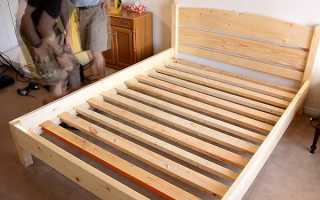 Wie man ein Holzbett mit eigenen Händen macht, Schritt für Schritt Anleitung