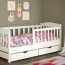 Options and features of cots from 5 years for girls, the color range of products