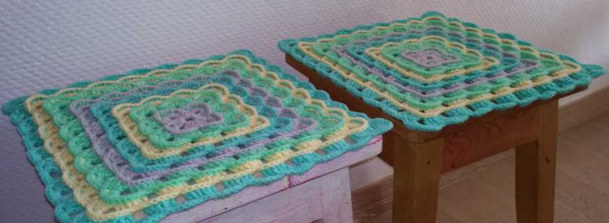 Workshop on crocheting chair covers and stools