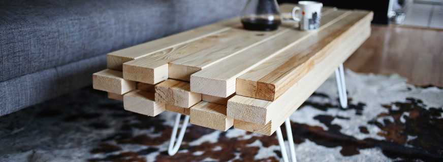 Kā no mājas dēļiem izgatavot galdu “pats”, ieteikumi