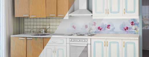 Options for furniture restoration in the kitchen, expert advice