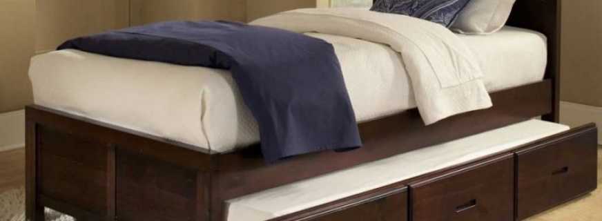 Variedade existente de camas com gavetas, nuances de modelos
