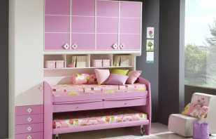 Opcije za krevete na kat za djevojke, prednosti dizajna