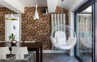 Soorten hangstoelen in het interieur, designkenmerken