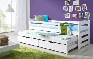 Per què són populars els llits corredissos per a dos nens, les seves característiques positives