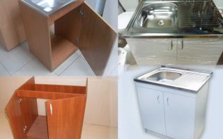 Options pour les armoires de cuisine pour le lavage, leurs avantages et inconvénients