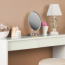 Dressing table size options, models for small rooms