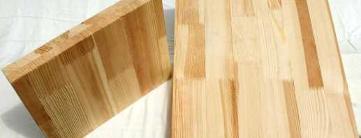 Pine möbler panel, de viktigaste parametrarna