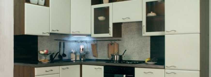 Các loại nội thất nhà bếp góc cho một không gian nhỏ, hình ảnh của các giải pháp làm sẵn