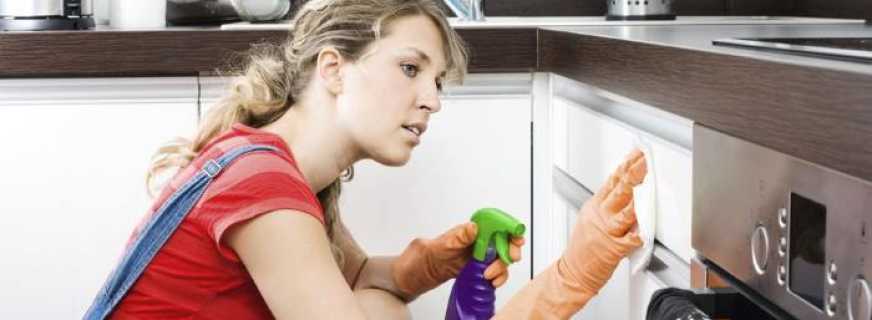 Cara untuk menghapuskan gris dari perabot di dapur daripada mencuci