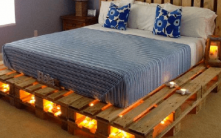 Vytvoření postele z palet, důležité nuance práce