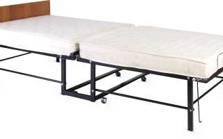 What can be a metal folding bed, the disadvantages