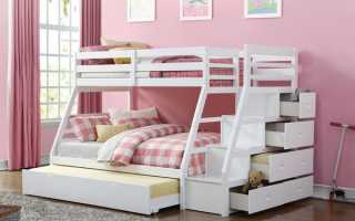 Vrste kreveta na kat za djecu sa stranama, kriteriji odabira