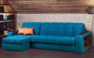 Sofa dengan mekanisme lipatan akordion, kebaikan dan keburukan