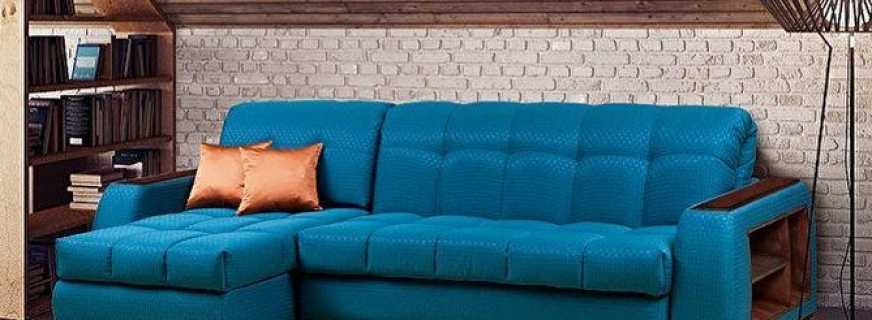Sofa su akordeono lankstymo mechanizmu, privalumai ir trūkumai