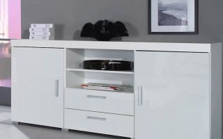Overview of dresser models, photos of possible options