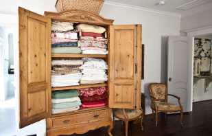 Επισκόπηση των ντουλαπιών ρούχων με ράφια, κανόνες επιλογής