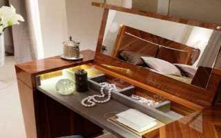 The nuances of making a dressing table with a do-it-yourself mirror