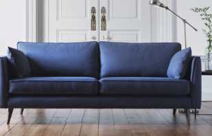 Come scegliere un divano blu per l'interno, combinazioni di colori di successo
