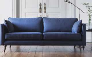 Kuinka valita sininen sohva sisustukseen, onnistuneet väriyhdistelmät