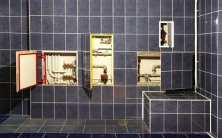 What plumbing cabinets exist, tips for choosing