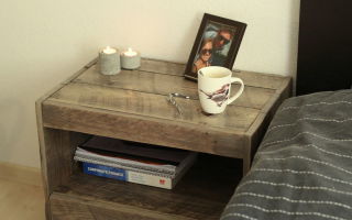 Making bedside tables, all the nuances to do it yourself