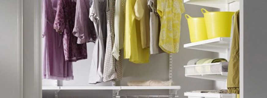 Карактеристике како направити гардеробу од оставе