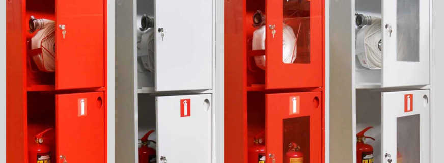 Reglas para elegir gabinetes contra incendios, descripción general del modelo