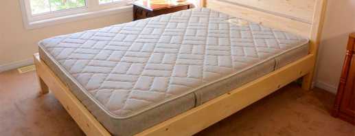 DIY robiť manželská posteľ, hlavné fázy procesu