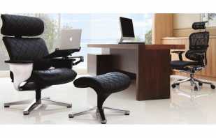Características de cadeiras confortáveis ​​para trabalhar em um computador, suas vantagens