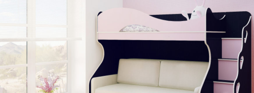 Quels sont les lits superposés avec un canapé, ce qui détermine leur popularité