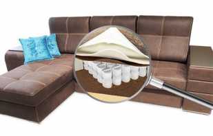 Vaihtoehdot sohvien täyteaineille, mikä on laadultaan parempi