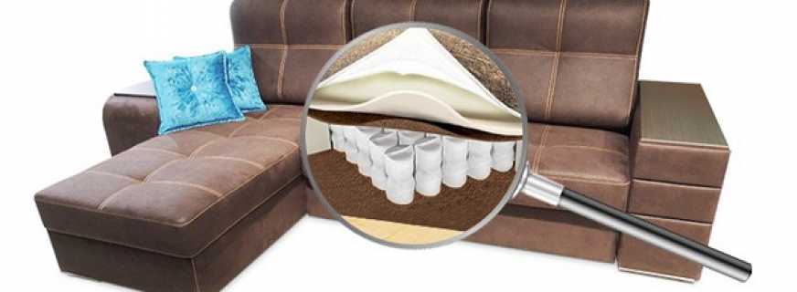 Επιλογές για πληρωτικά για καναπέδες, τα οποία είναι καλύτερα σε ποιότητα