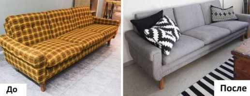 Características de la restauración del sofá con sus propias manos, una secuencia de pasos.