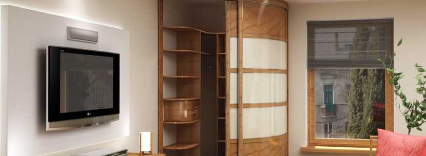Existing built-in corner wardrobes, selection rules