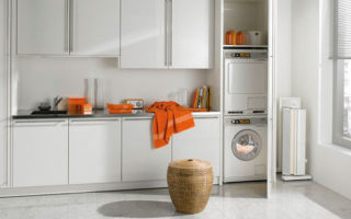What are the cabinets for a washing machine, the rules of choice
