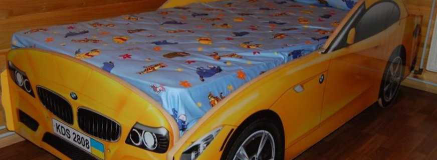 Step-by-step instructions for making a car bed with your own hands