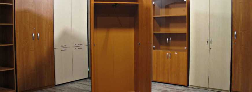 Características de los armarios de oficina, una visión general de los modelos.