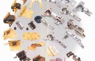 Druhy komponentov pre nábytok, ich účel a metódy inštalácie