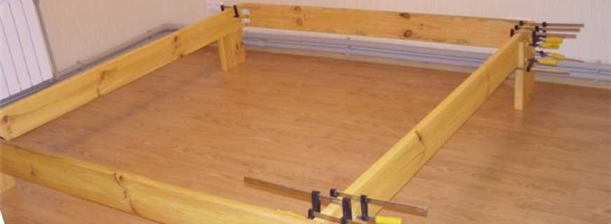 Step-by-step instructions for making a bed frame with your own hands