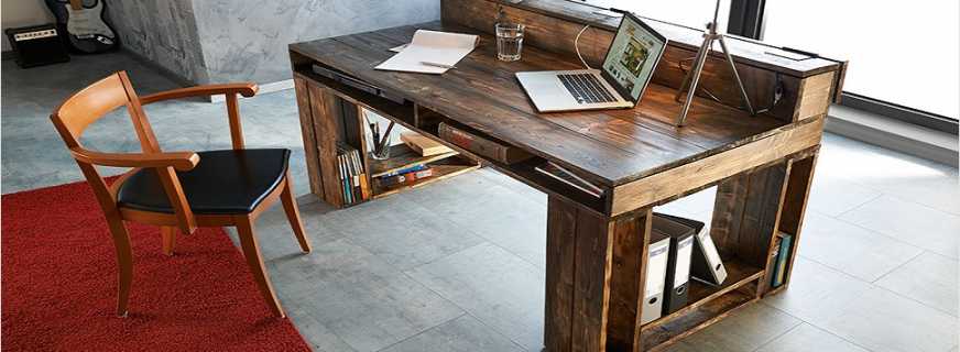 Lakukan sendiri langkah demi langkah pengeluaran meja mudah dari papan serpih