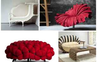 Een overzicht van interessante meubels, ontwerpideeën en toepassingen