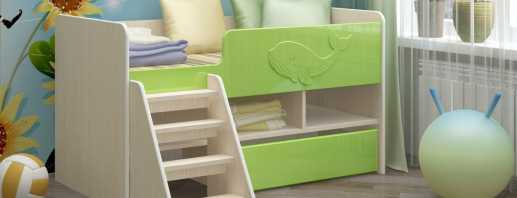 Llit funcional tipus loft per a nens, dissenys variats
