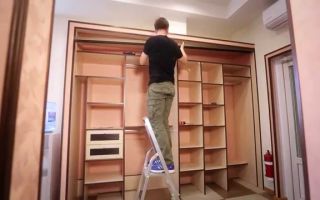 Beépített szekrény készítése saját kezűleg, hasznos tippek