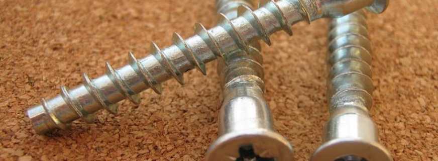 Features of furniture screws, selection tips