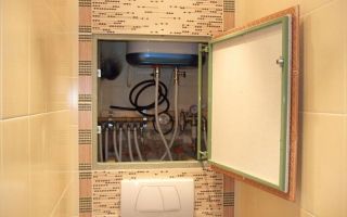 What are the plumbing cabinets in the toilet, an overview of the models