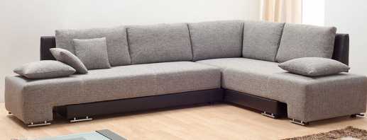 Hva er størrelsene på en kantete sofa, transformasjonsmekanismer